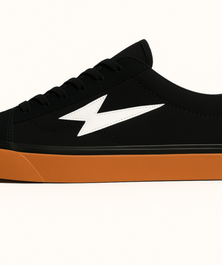 Storm black rubber sole