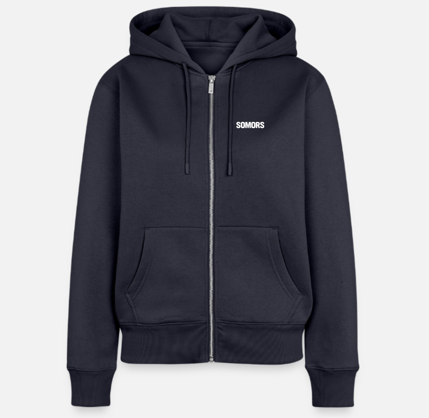 Sweat Shadow Zip Blue Women Recto