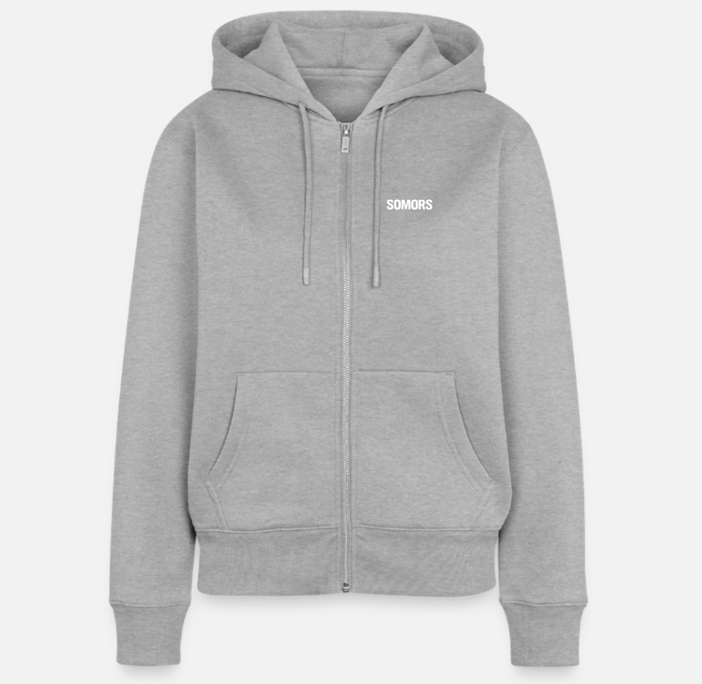 Sweat Shadow Zip Gris Women Recto