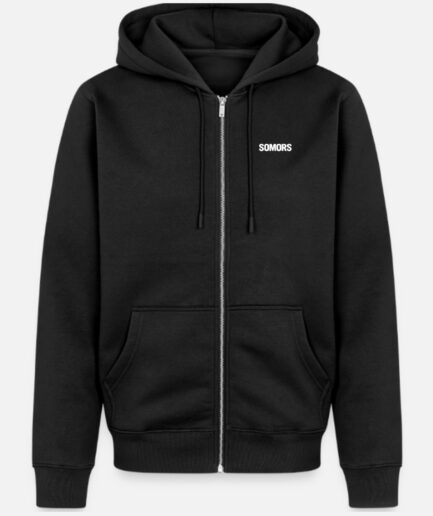 Zip Hoodie Men - Black