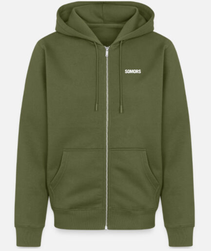 Zip Hoodie Men - Khaki