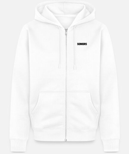Zip Hoodie Men - White
